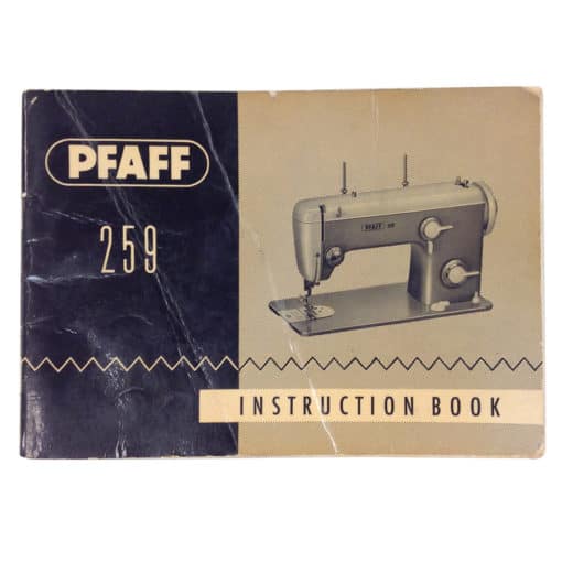 Instruction Book Pfaff 259