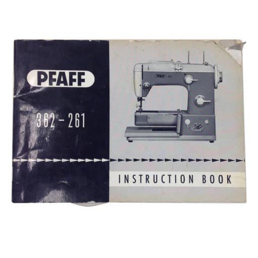 Instruction Book Pfaff 362-261