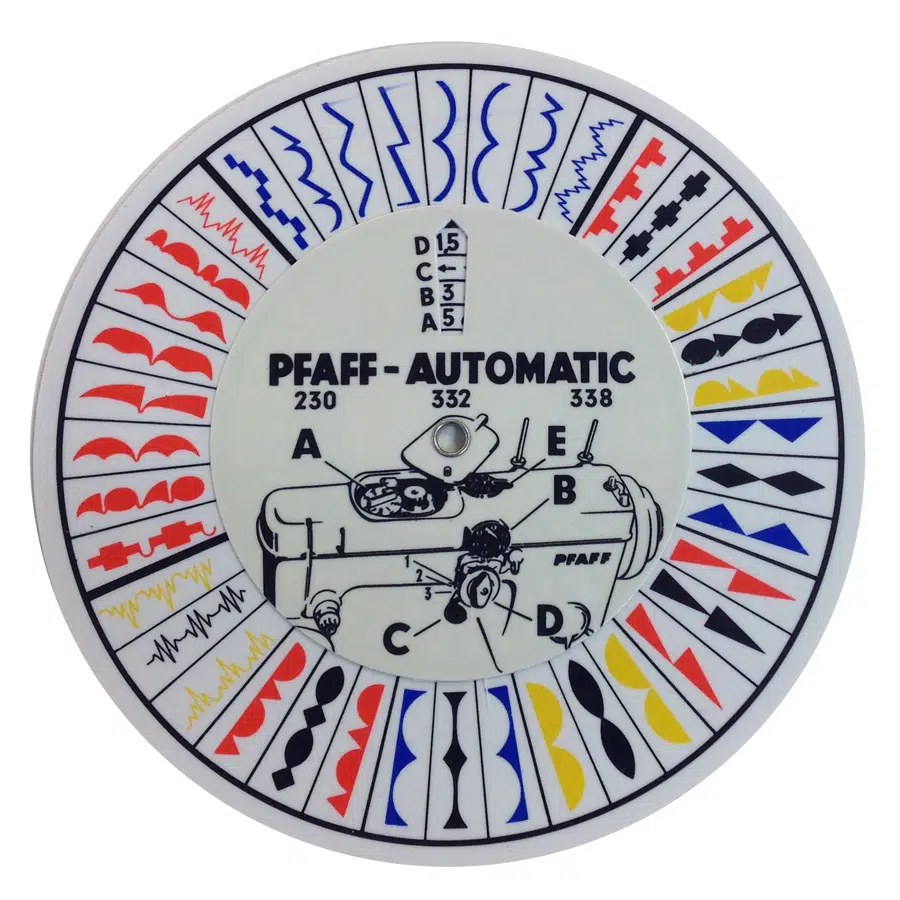 Pfaff Stitch Wheel Guide-Pfaff Automatic