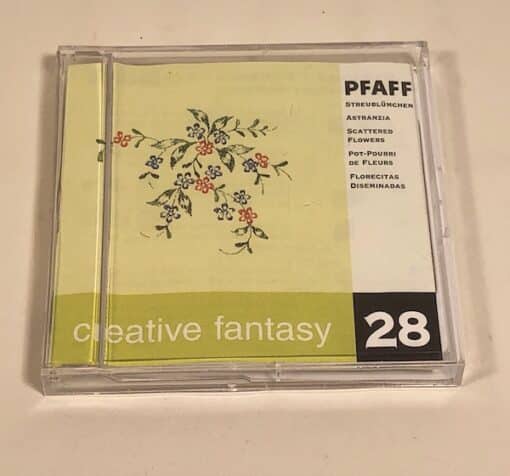 Pfaff Creative Card ~#28 Scattered Flowers