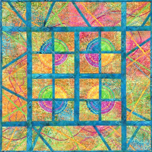 Fractured Circles Quilt Pattern - Image 2