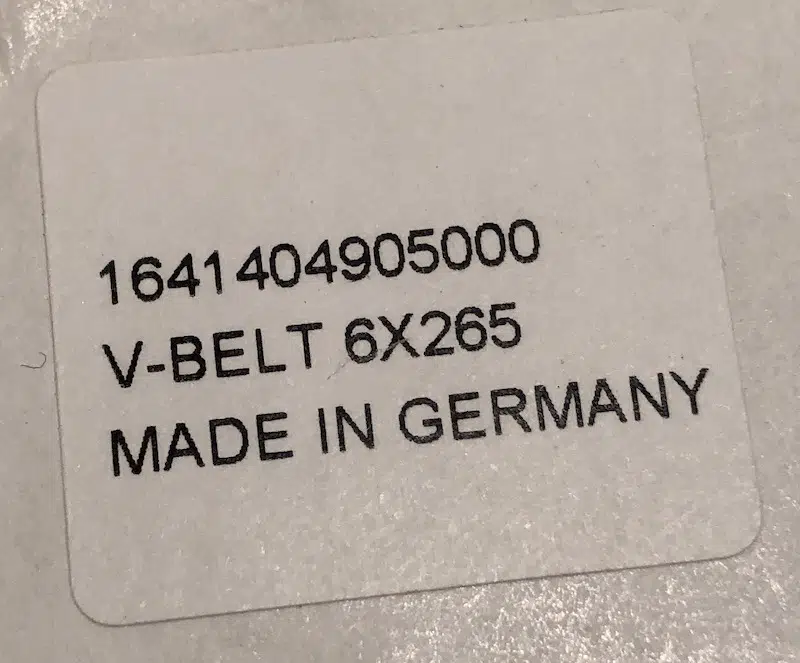 Motor belt (V Belt) Pfaff 330~RARE - Image 3