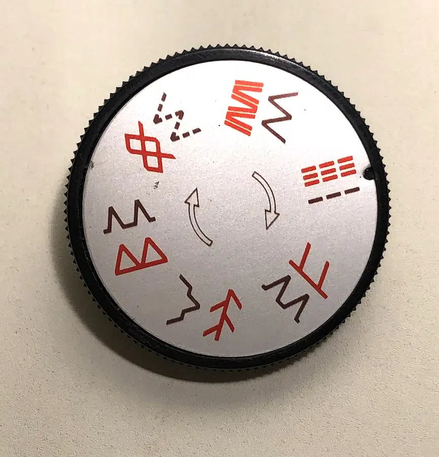 Stitch Selector Dial~Pfaff 297-1