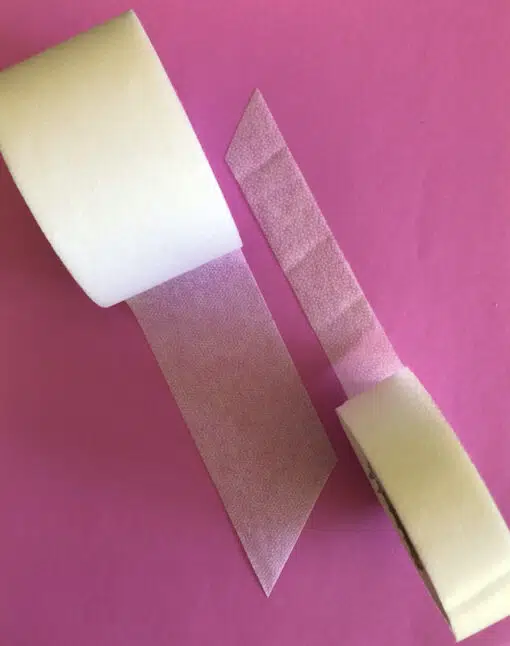 Fusible Batting Tape Bundle 2" x 30 Yards, 1" x 30 yards~ 1 roll each - Image 2