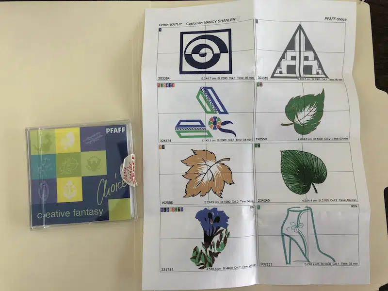 Pfaff Creative Fantasy Choice ~Assorted designs - Image 2