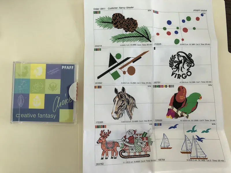 Pfaff Creative Fantasy Choice ~Assorted designs - Image 2