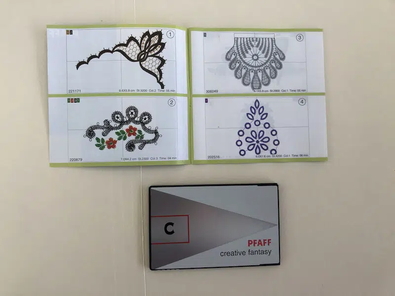 Pfaff Creative Card ~Phillip Pepper's Favorite Designs - Image 2