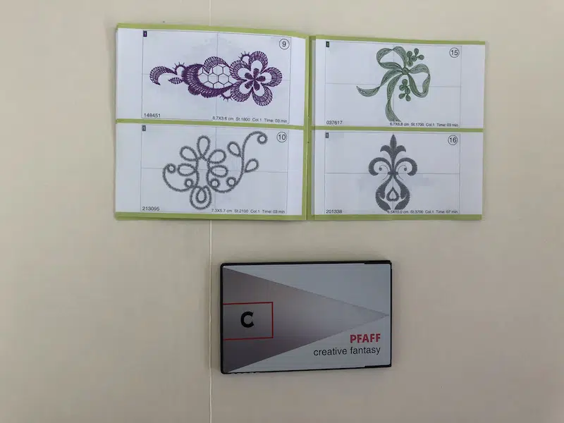 Pfaff Creative Card ~Phillip Pepper's Favorite Designs - Image 4