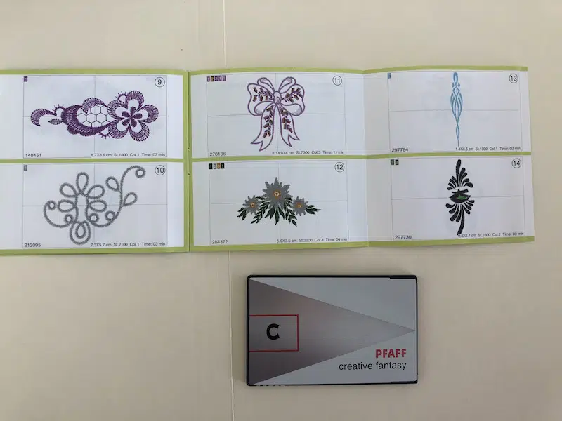 Pfaff Creative Card ~Phillip Pepper's Favorite Designs - Image 5